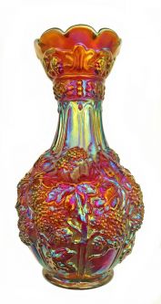 Imperial Loganberry Amber Vase